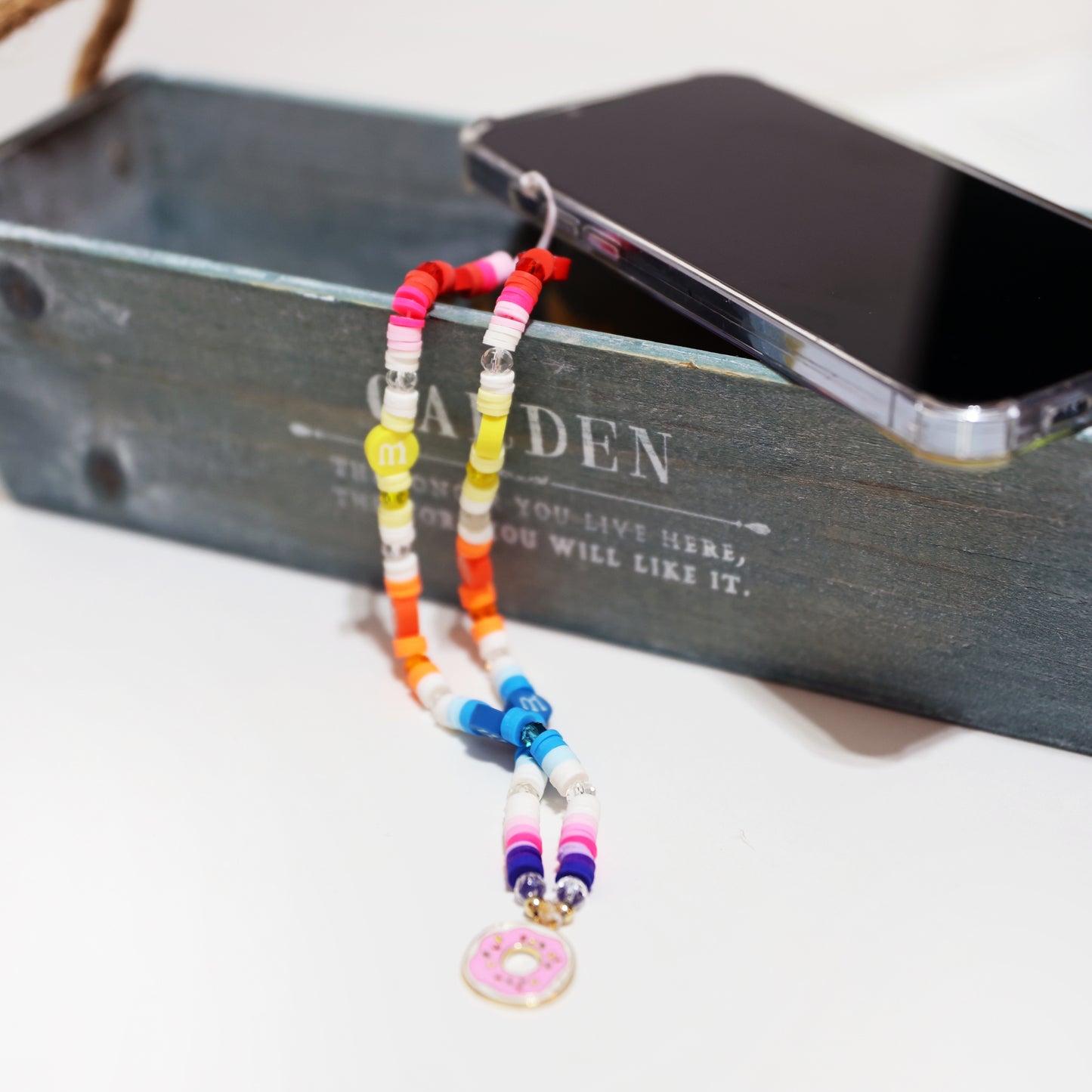 M&M & Donut Phone Hanger