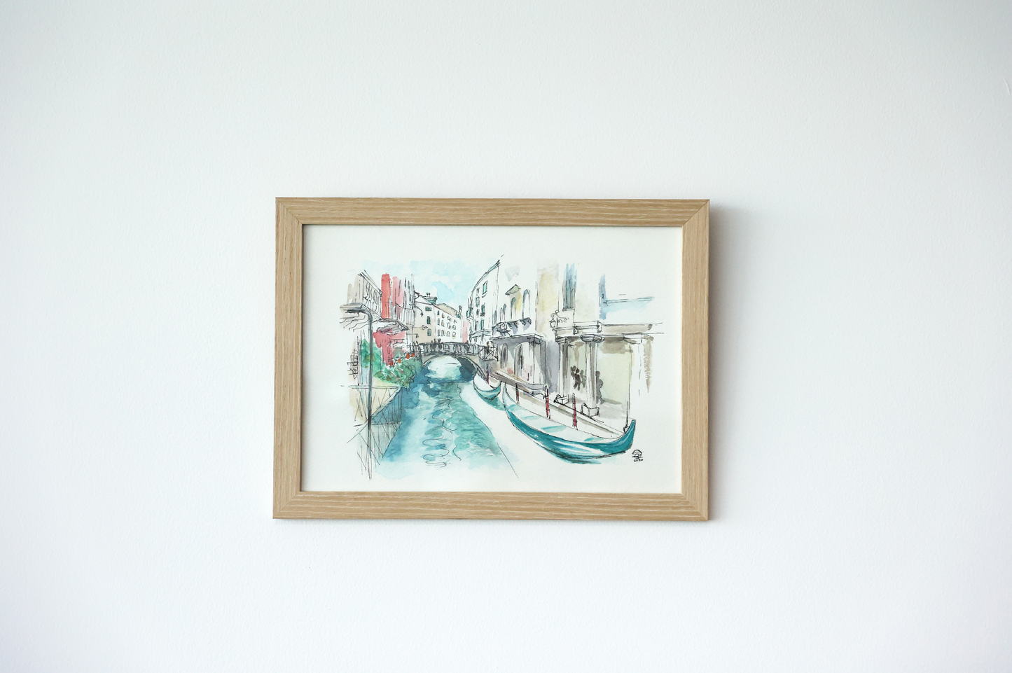 Venice Canal - Watercolor Painting